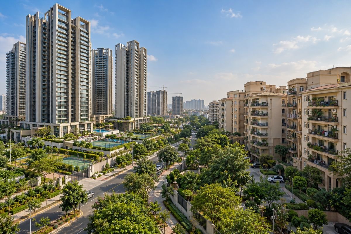 Tulip Yellow and Tulip White residential apartment developments in Sector 69 Gurgaon