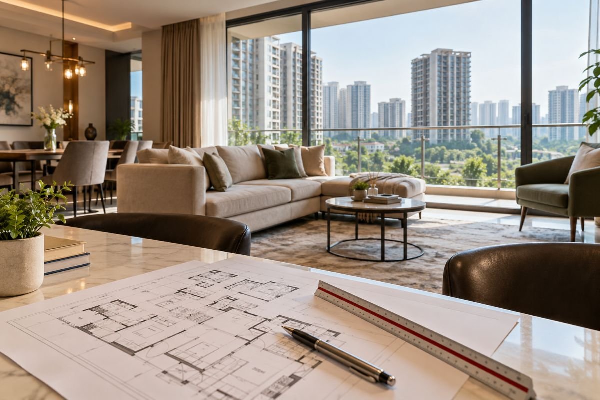 Vastu and modern floor plan considerations for Gurgaon apartments.